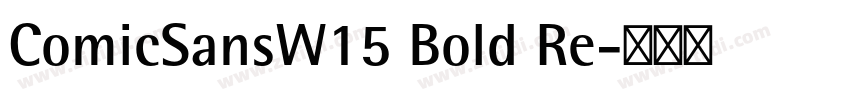 ComicSansW15 Bold Re字体转换